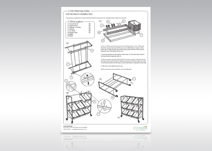 Assembly Instruction Illustration Service